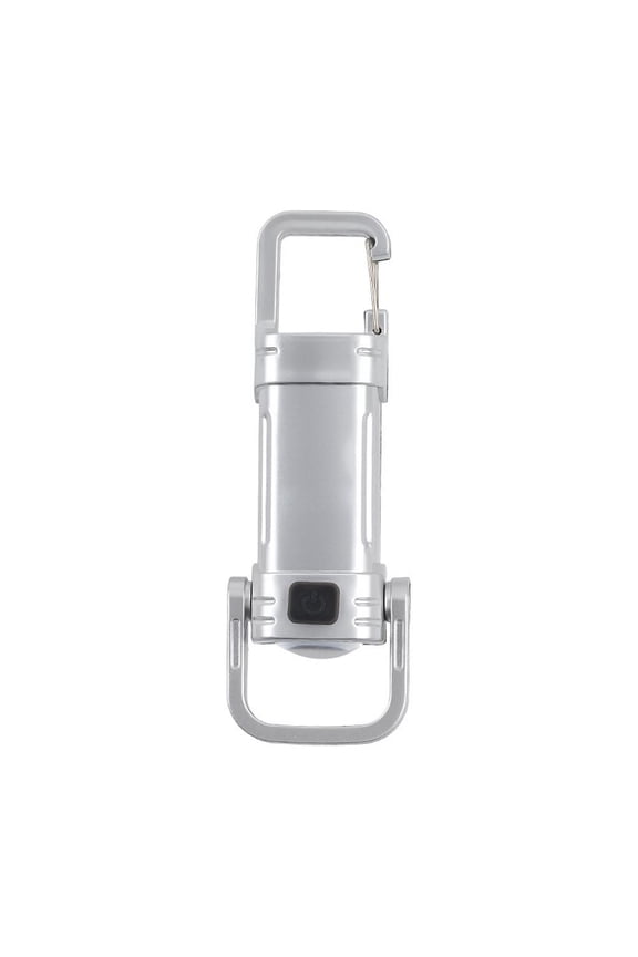 Mini Keychain Flashlight, 500 Lumens Super Bright Mini Keyring Torch Waterproof, 3 in 1 Flashlights Power Bank & Keychain, USB Rechargeable LED Keyring Torch for Outdoor, Hiking, Camping