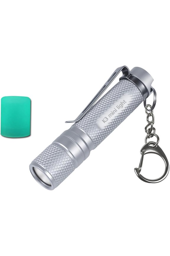 Mini Keychain Flashlight AAA Small Bright Pocket Light 150 Lumens 3 Modes Multipurpose Hatlight Camplight Tablelight for Everyday EDC Reading Walk Emergency Parents Kids Gift