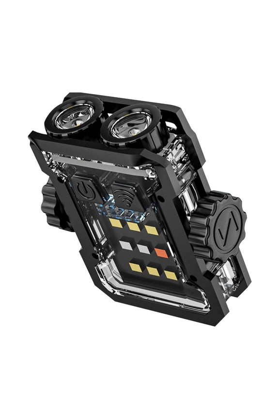 Mini Keychain Flashlight Rechargeable Camping Lamp Safety Warning Light Magnetic Repair Light Outdoor Work Light Emergency Lamp