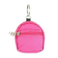 thumbnail image 1 of Compact Pouch Keychain - Mini Backpack Shape, Nylon, Stores Change/Headphones/Dog Snacks, for Bags/Keys, 1 of 5