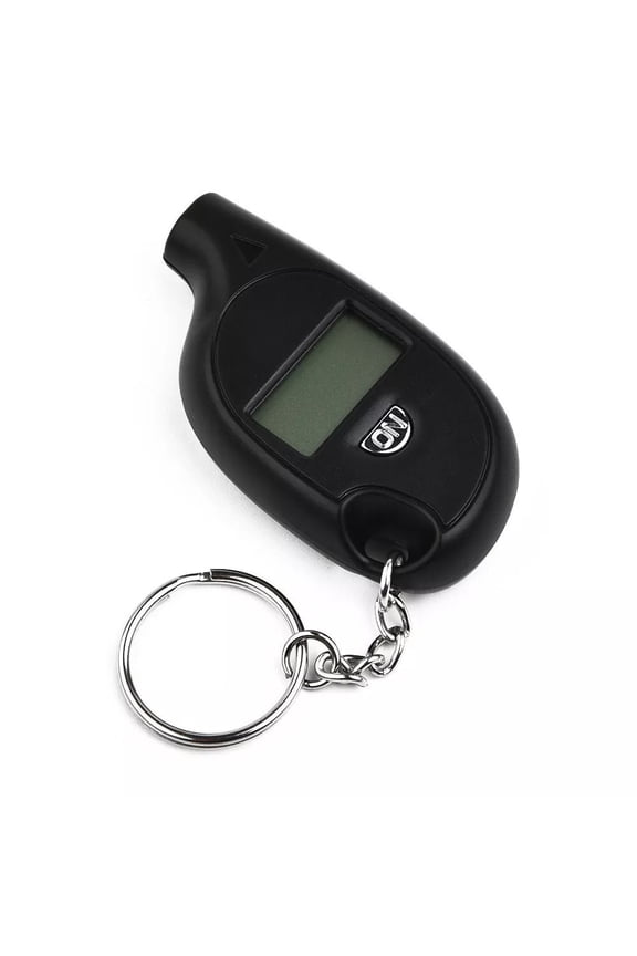 Mini Keychain Style 2-150 PSI Tire GaugeTester Meter Digital LCD Display