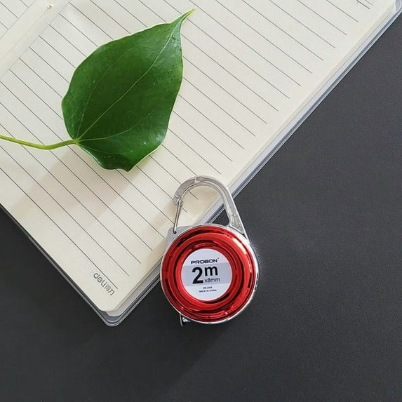Mini Keychain Tape Measure 2m Small Steel Ruler Multipurpose Gift Ruler Compact Measuring Tool For Home & Office