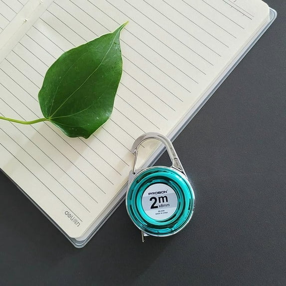 Mini Keychain Tape Measure 2m Small Steel Ruler Multipurpose Gift Ruler Compact Measuring Tool For Home & Office