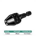 thumbnail image 1 of Mini Keyless Chuck Electric Drill Bits Collet Converter Extension Screwdriver Chucks Adapter Fixture, 1 of 4