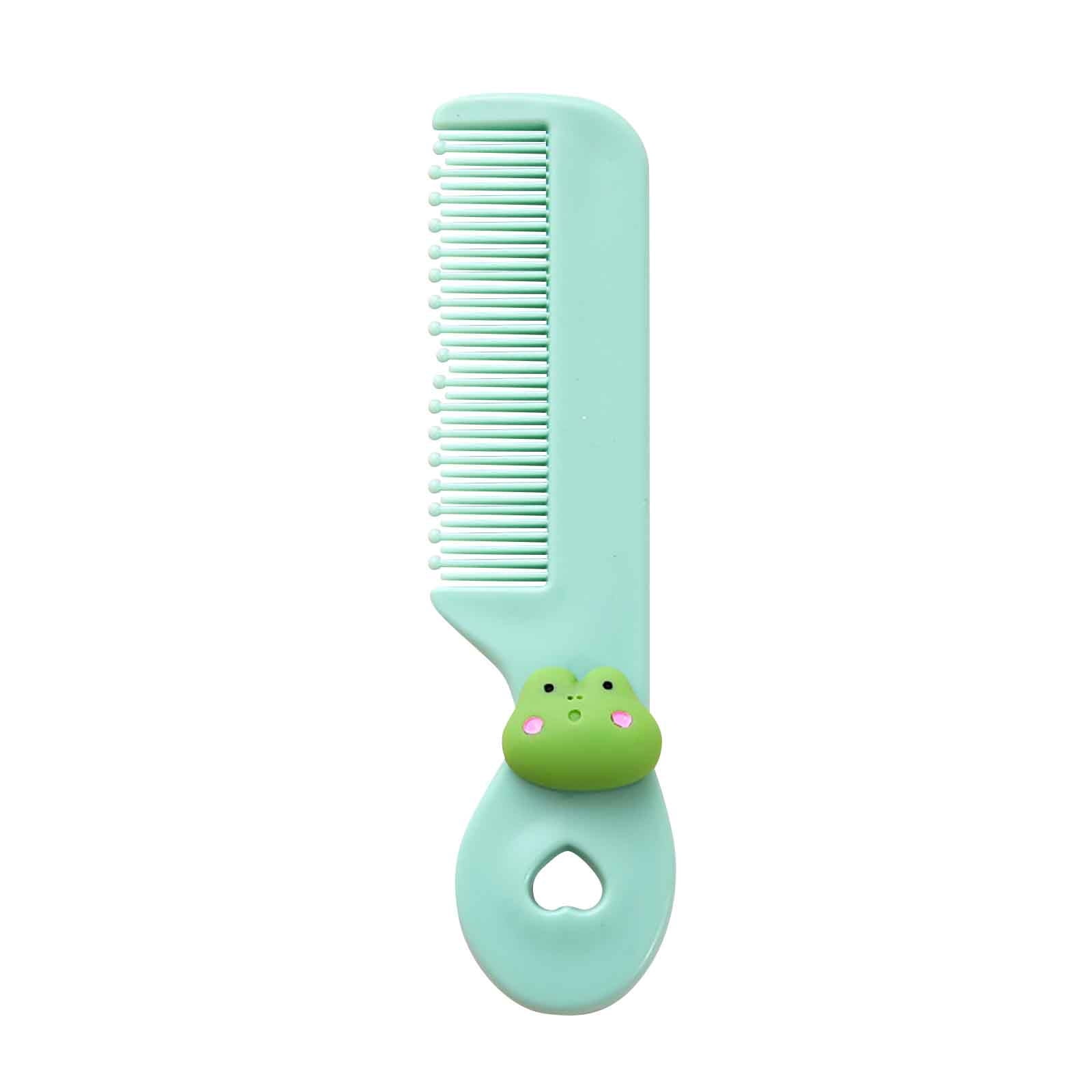 Mini Kids Comb with Soft Circular Bristles for Gentle Detangling and ...