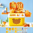 thumbnail image 1 of Mini Kids Pretend Play Kitchen Stove Toy Set, Toddler Simulation Cooking Playset, Safe ABS Plastic Role Play Toy, Educational Birthday Holiday Gift for Boys Girls Ages 3+, 1 of 8