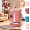 thumbnail image 1 of Mini Kids Pretend Refrigerator Toy, Simulation Fridge with Storage Compartments, Dollhouse Kitchen Prop, Safe Plastic Role Play Toy, Educational Birthday Holiday Gift for Toddler Boys Girls Ages 3+, 1 of 7