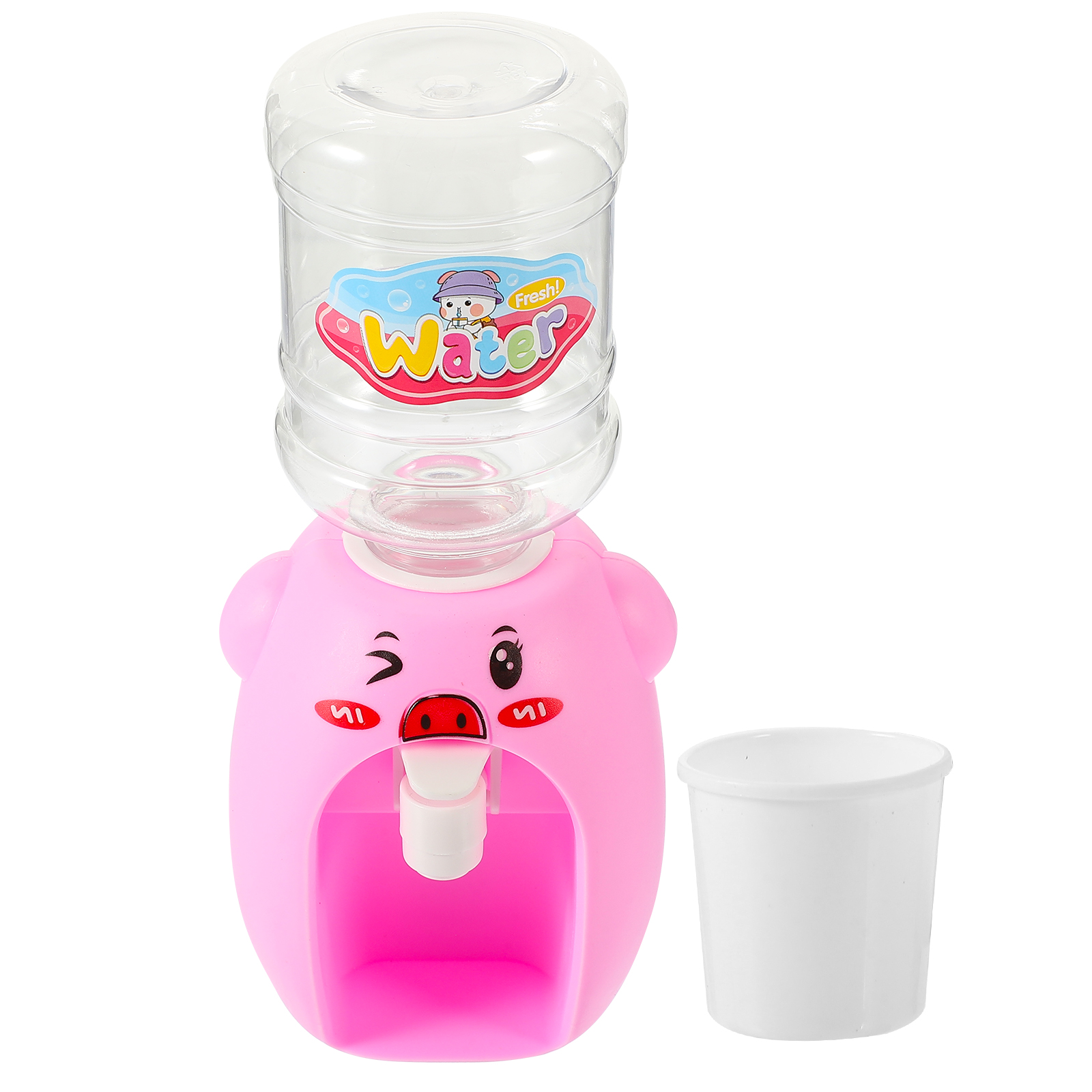 Mini Kids Water Dispenser Kids Pretend Plaything Kitchen Simulation Drinking Toy