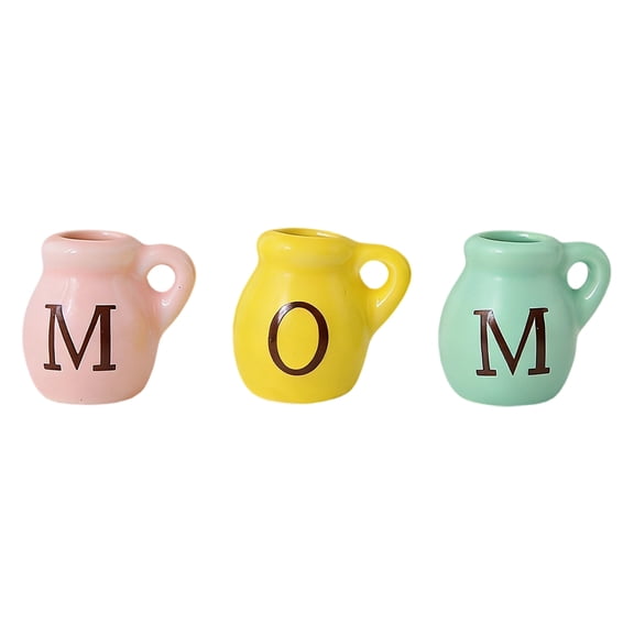 Mini Kitchen, Pink Kitchen Set, Ceramic Decor, Pastel Decor, Yellow Decor, Green Decorations, Pink Decorations, 3 Set, Kitchen, Decoration, Best Mom Ever, Mother’S Day, Magnetic