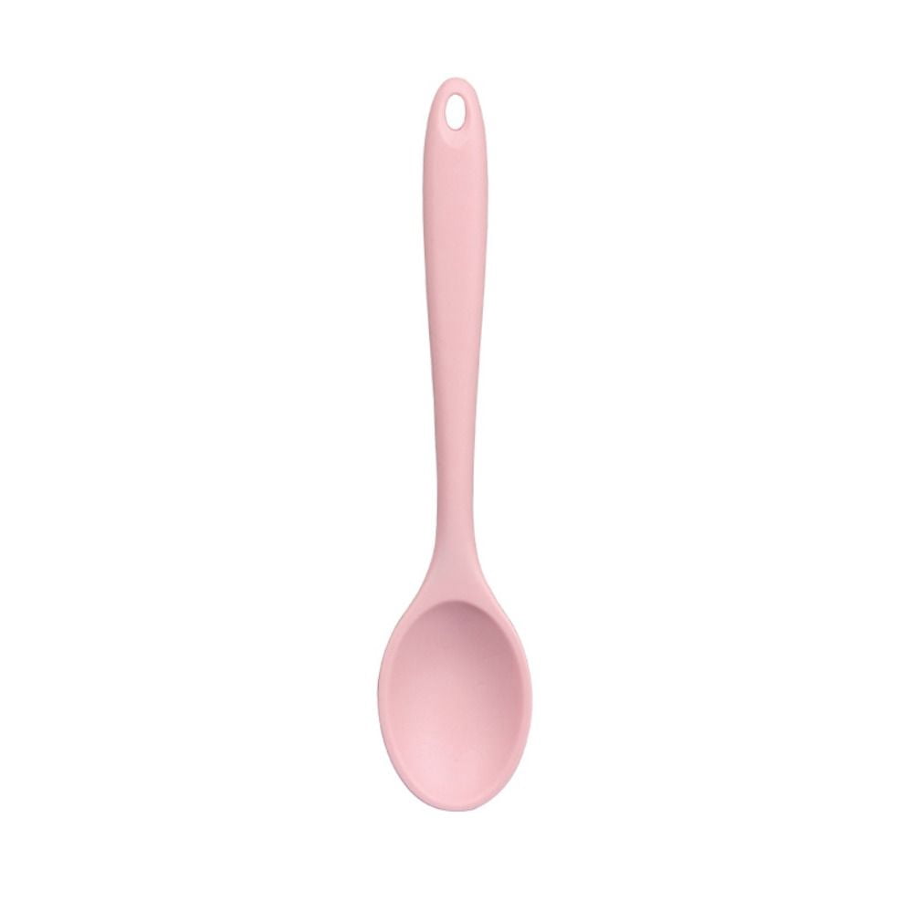 Mini Kitchen Tool Cooking Long Handle Tableware Silicone Spoon Non ...