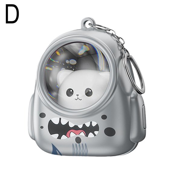 Mini Kitten Keychain Light Portable Litter Flashlight Cartoon Floodlight Light Pendant Gift Cute Compact Small
