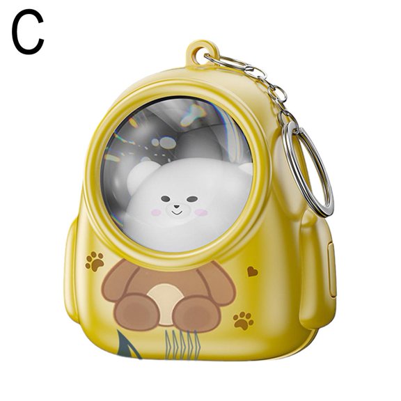Mini Kitten Keychain Light Portable Litter Flashlight Cartoon Floodlight Light Pendant Gift Cute Compact Small