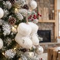 thumbnail image 1 of Mini Knitted Christmas Boot Ornament with Hanging Loop for Tree Decor, Mantel, Garland, Holiday Party Scene Layout, Cute Festive Home Accent, 1 of 6