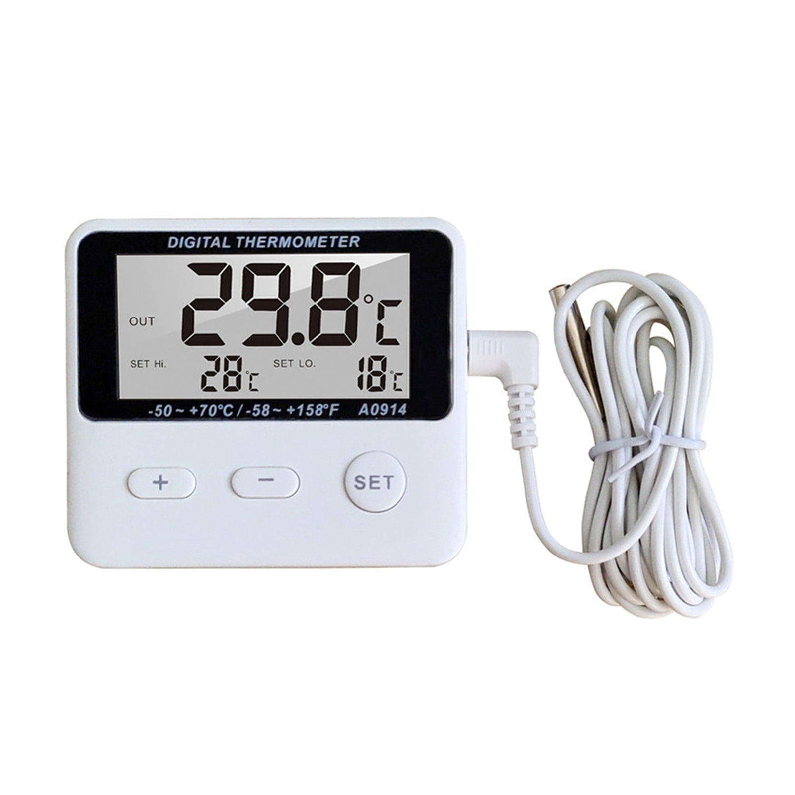Mini LCD Digital Probe Sensor Thermometer Water Tank Swimming Pool ...