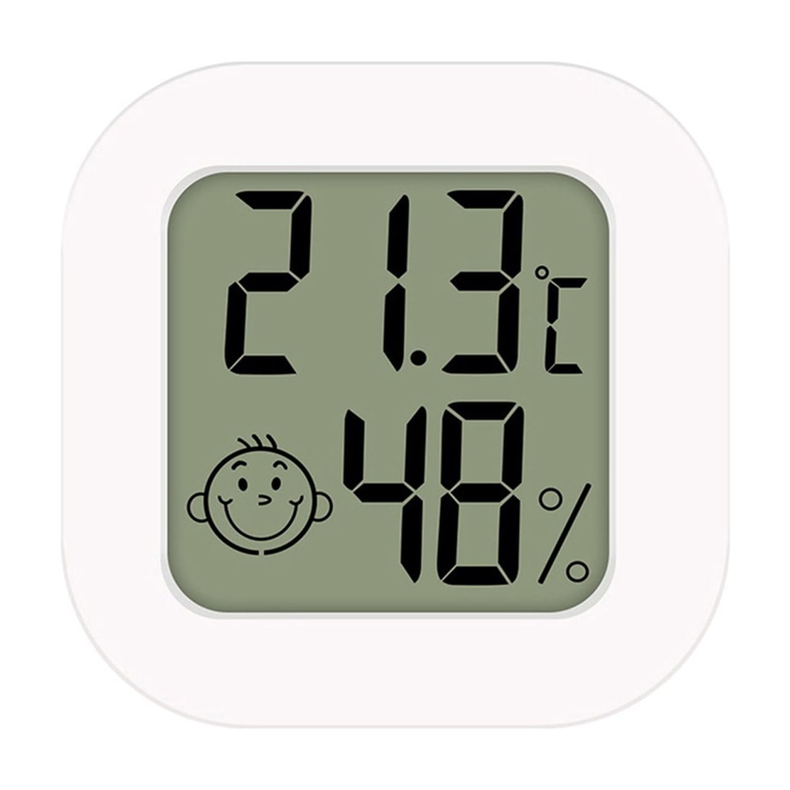 Mini LCD Digital Thermometer Hygrometer Indoor Temperature Home Gauge Humidity Meter White ,Fast Response