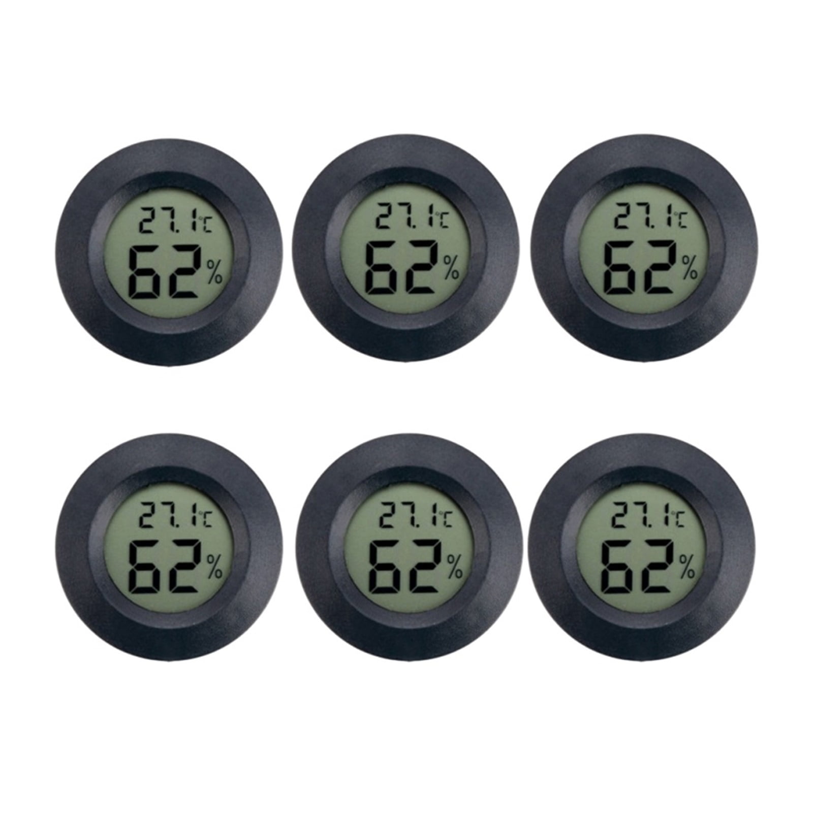 Mini LCD Digital Thermometer Hygrometer Round Temperature Humidity Tester Sensor Detector ,Pool Essentials