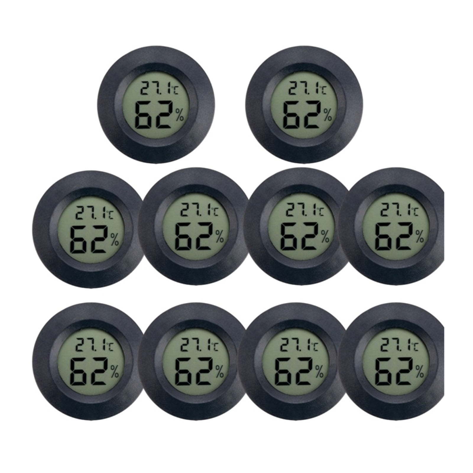Mini LCD Digital Thermometer Hygrometer Round Temperature Humidity Tester Sensor Detector ,Pool Essentials