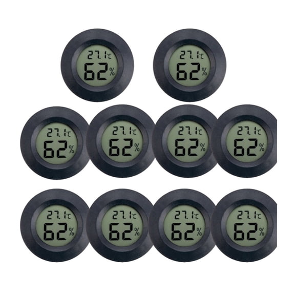 Mini LCD Digital Thermometer Hygrometer Round Temperature Humidity Tester Sensor Detector ,Pool Essentials