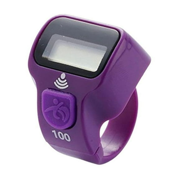Mini LCD Electronic Digital Finger Tally Counter with 100-Counting Function and Zeroing Feature for Fitness, Teaching, and Event Management, Made of ABS