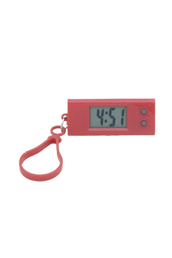 Mini LCD Keychain Digital Clock, Electronic Watch Timer for Exam, AG3 Battery