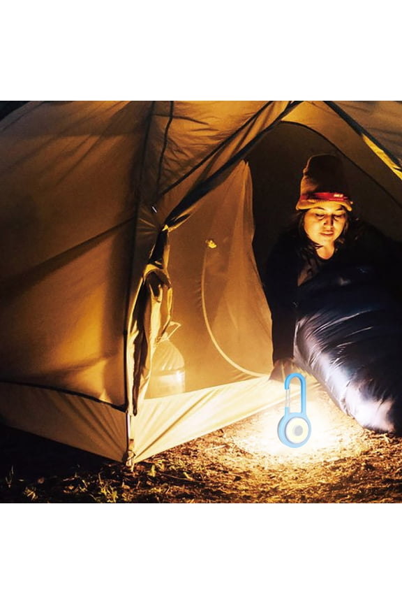 Mini LED Backpack Light, Carabiner Flashlight, Portable Pet Pendant for Camping & Outdoor