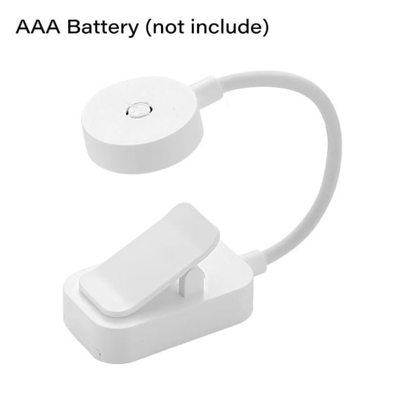 Mini LED Book Light, Rechargeable Clip-On Reading Lamp with Flexible Gooseneck, Portable Eye-Caring Desk Lamp for Students, Travel, Dorms