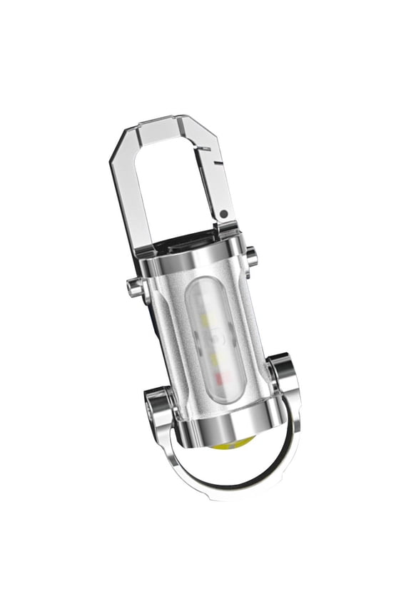 Mini LED COB Flashlight USB Rechargeable Torch Keych Hot ain Portable Lamp