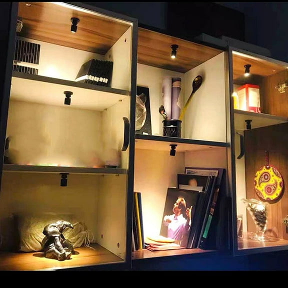 Mini LED Cabinet Lights, 5V USB, Adjustable Angle, Easy Install, Showcase Collectible Lighting