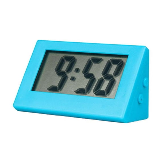 Mini LED Digital Alarm Clock, Compact Electronic Desk Clock with Mute Function and Night Light, Perfect for Office, Bedroom, and Travel
