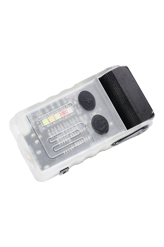 EDC Keychain Flashlight - USB Rechargeable Mini LED Light with Magnet & Pocket Clip