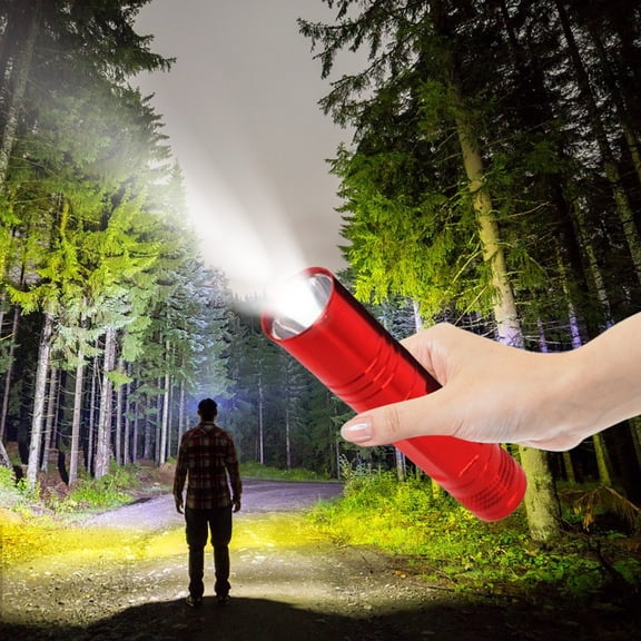 Mini LED Flashlight Rechargeable, Aluminum Alloy Pocket Torch, Type C Fast Charging Tactical Light, High Brightness Portable Emergency Lamp for Camping Hiking Repair Home Outdoor Use