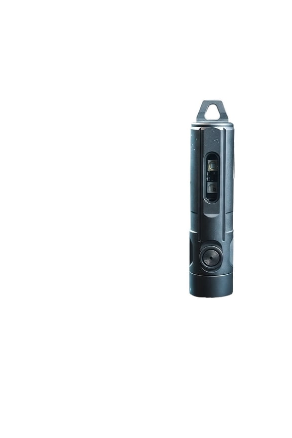 Mini LED Flashlight - Rechargeable EDC Portable Titanium Alloy Keychain Light