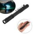 thumbnail image 1 of Mini LED Flashlight with Pen Clip, Portable Small Tactical Light for Camping, Emergency, Repair, Battery Powered, 1 of 9