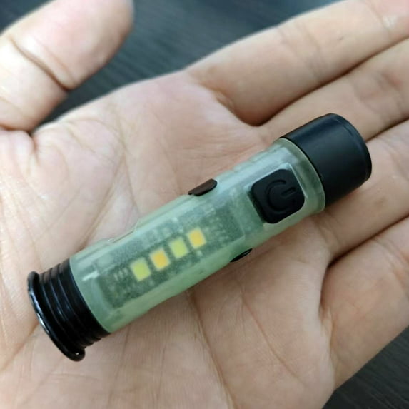 Mini LED Keychain & Cap Clip Flashlight, Long-Lasting Pocket Light for Outdoor, Emergency Preparedness