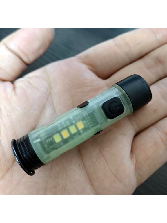 Mini LED Keychain & Cap Clip Flashlight, Long-Lasting Pocket Light for Outdoor, Emergency Preparedness
