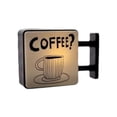 thumbnail image 1 of Mini LED Light Box Fridge Magnet, Glowing Magnetic Message Board, Battery Operated Night Light for Kitchen and Office, Decorative Party Memo Sign Decor, 1 of 5