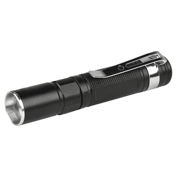 Mini LED Penlight Flashlight, Aluminum Alloy, 8cm Length, 1xAAA Battery Powered, with Clip, for Camping/Hiking/Outdoor Use