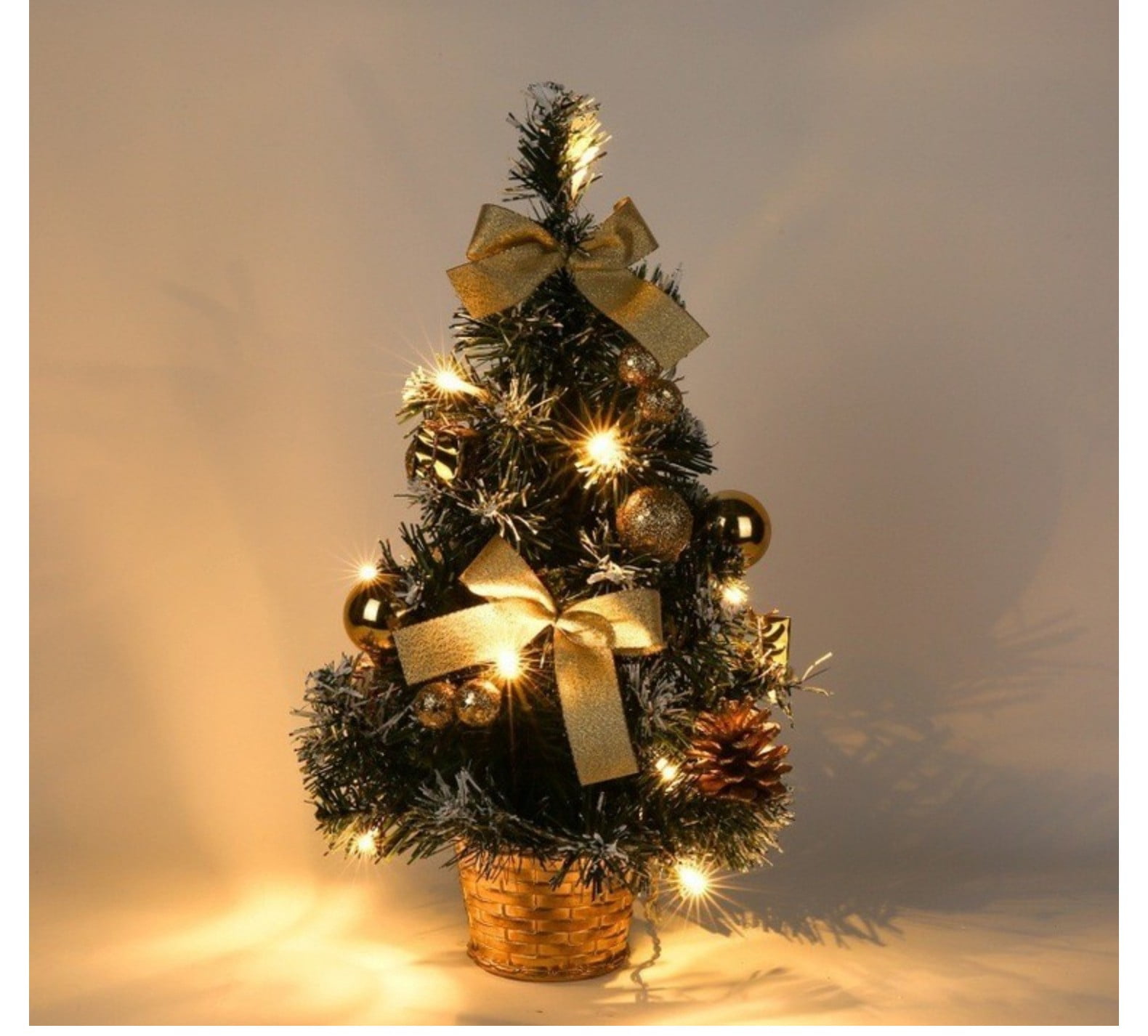 Led Tabletop Tree Mini LED Tabletop Christmas Trees - Small Artificial Xmas Desktop ...