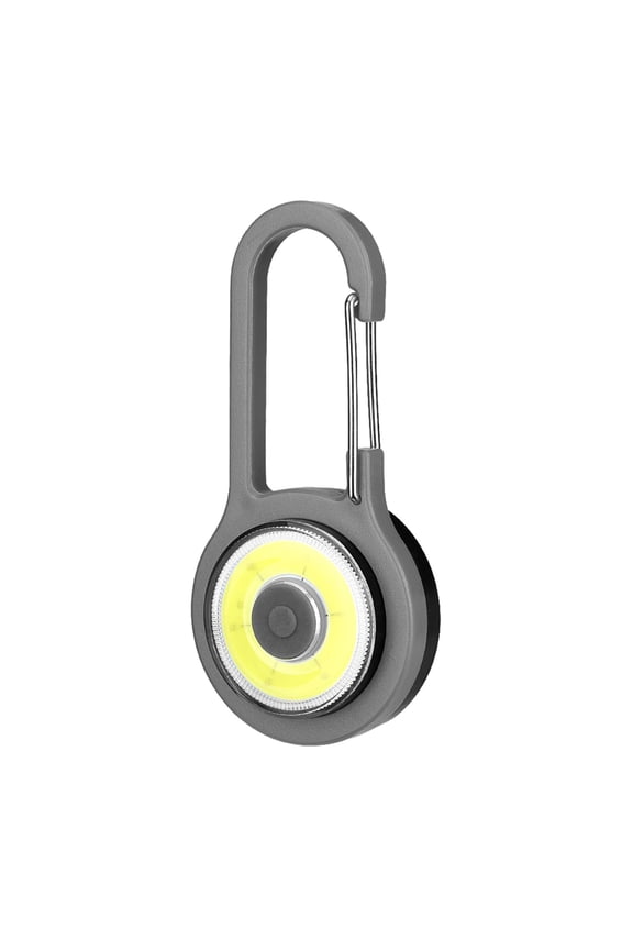 Mini LED Walking Light, Keychain Flashlight Portable Clip Carabiner Lamp, Three Mode Bright Beam, Outdoor Backpack Camping Hiking Emergency Signal Light, Durable Compact Safety Illumination Tool