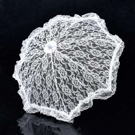 Mini Lace Parasol Umbrella Wedding Shooting Bridal Party Decoration Photo Props
