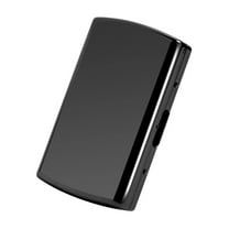 Mini Ladies and Men Metal Cigarette Case , Portable Double Sided Spring Clip Holds 12 Regular 85mm Short Cigarettes，Can Not Be Placed The Credit Card Inside (Black)