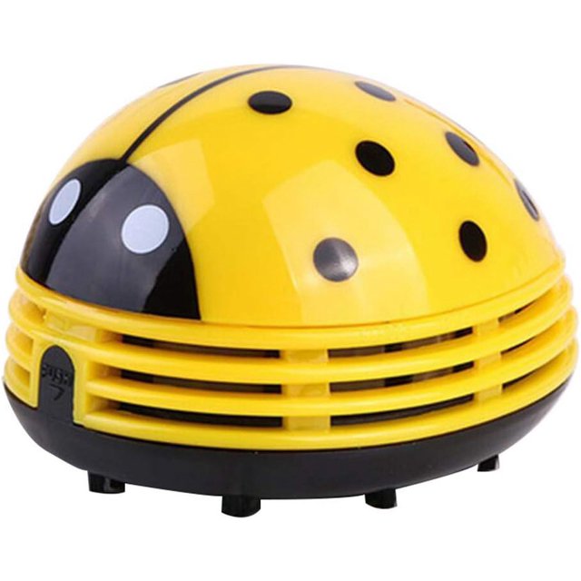 Mini Ladybug Desktop Vacuum Cleaner Dust Collector Home Office Cleaning ...