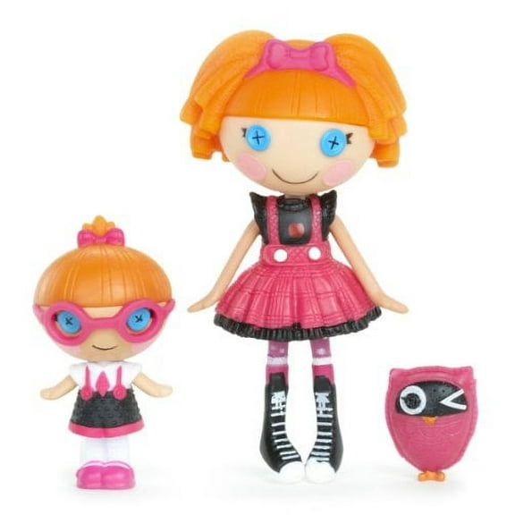 Mini Lalaloopsy Bea Spells-a-Lot and Lalaloopsy Littles Specs Reads-a-Lot Dolls with Pet