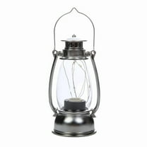 Mini Lanterns 6-Pcs LED Small Lanterns Decorative Indoor Outdoor Hanging Lantern Decorative Candle Lanterns Farmhouse Decor for Weddings Western Camping Party Christmas Decorations D