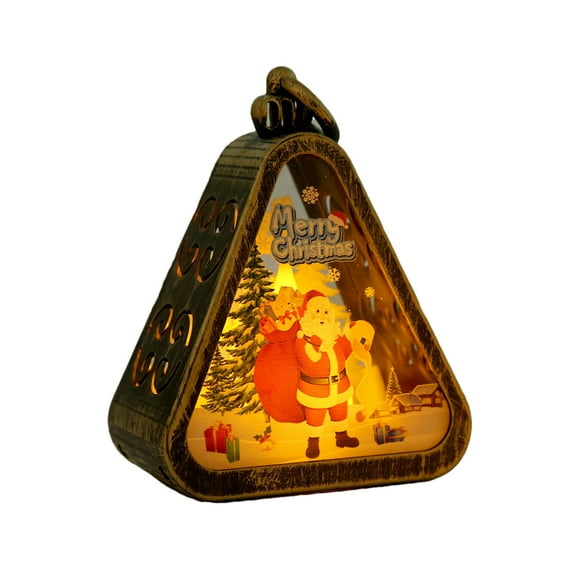 Mini Lanterns Centerpieces for Table - Tea Light Vintage Lantern Decor for Christmas, Halloween, Weddings & Western Party – Hanging Ornaments with Flicker LED Candle for Camping Decor