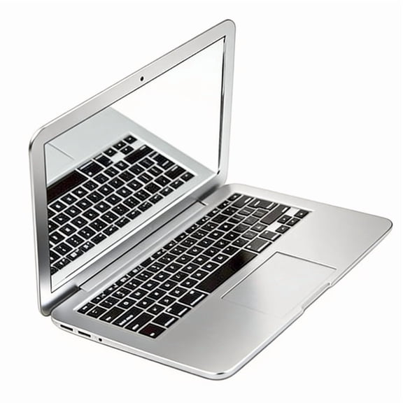 Mini Laptop Mirror Pocket Laptop Shape Makeup Mirror Folding Computer Mirror