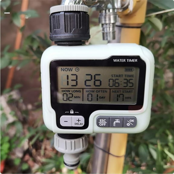 Mini Large Screen Automatic Timer Watering Device Watering Garden Balcony Controller Dripping Spray Intelligent Irrigation