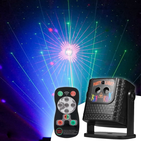 Party Lights Indoor Disco Laser Light Projector with Remote