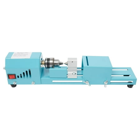 Mini Lathe Machine Wood Lathe Milling Machine for Table Mini Wood Lathe 7-Speed Adjustable