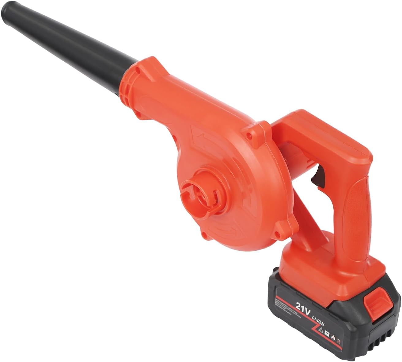 Mini Leaf Blower 2-in-1 Brushless Handheld Blower Vacuum Cleaner 21V Cordless Leaf Blower Compact Electric Leaf Blower for Snow Blowing, Garden Leaf Blowing, Pet Hair